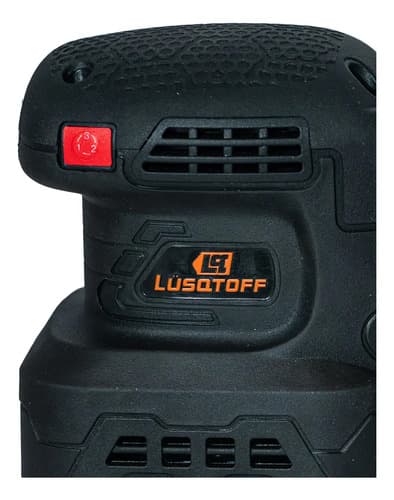 Lijadora Orbital Inalambrica Brushless 3 Lijas Lusqtoff Negro 50 Hz/60 Hz