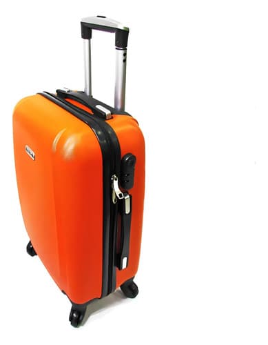 Valija Rigida Chica 20 - Impermeable Color Naranja