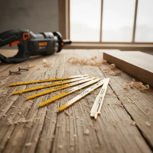 Set 5 Sierras Para Sierra Sable Largas 225 Mm Madera Ingco R