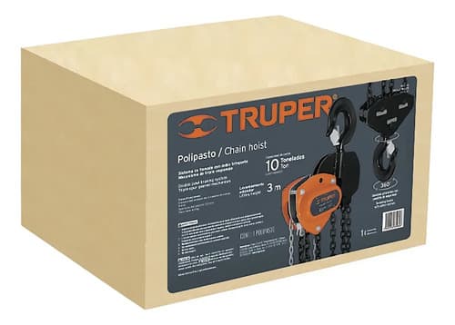 Polipasto De 10 Ton 16829 Color Naranja