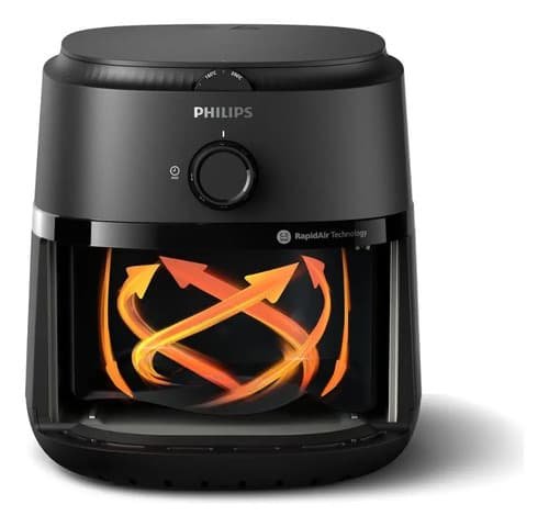 Airfryer Philips Na120/00 4.2 Lts Con Tecnología Rapid Air Negro