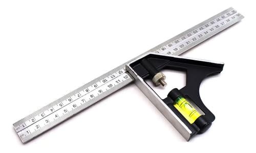 Escuadra 30cm Ajustable Con Nivel Kamasa Km-495