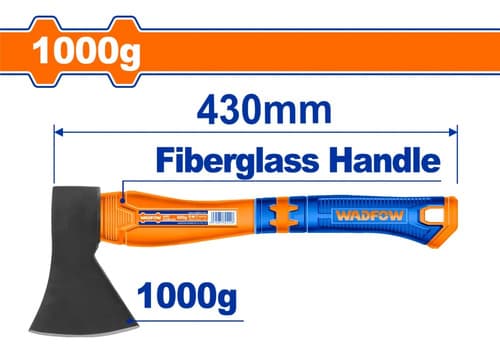 Hacha 1000g Mango Fibra De Vidrio Wadfow Whm6310
