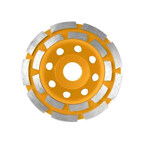 Disco Copa Desbaste Diamantado 125mm Pared Cgw021251 Ingco Amarillo