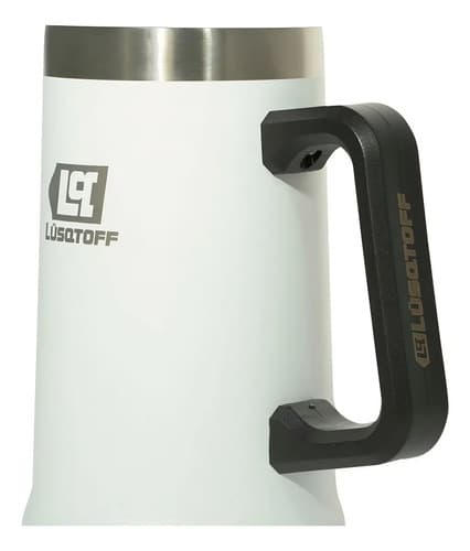 Vaso Chopero 700 Ml Blanco Lüsqtoff Acero Inoxidable Termico Blanco Chopero