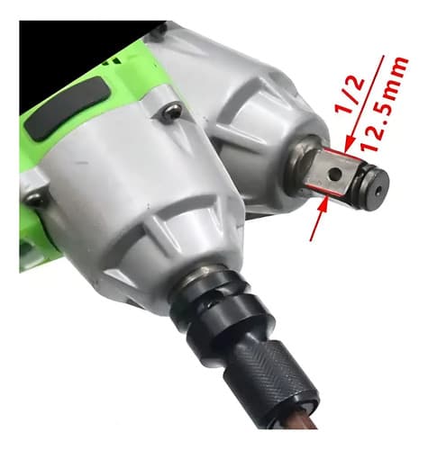 Adaptador De Impacto Hexagonal De 1/2  Cuadrado A 1/4  Para Brocas Shopadpesca