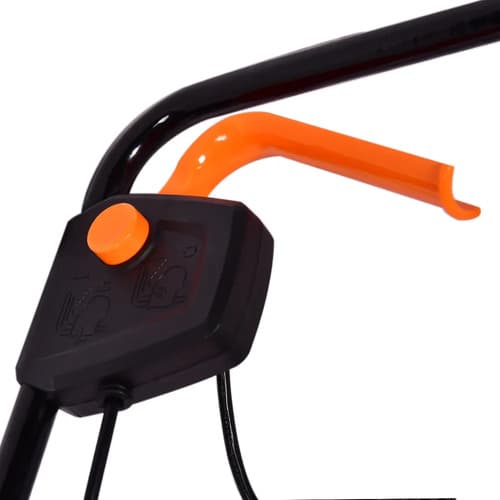 Cortadora De Pasto Eléctrica Lüsqtoff Lco-1032b Con Bolsa Recolectora De 1 Kw Y Color Naranja/negro