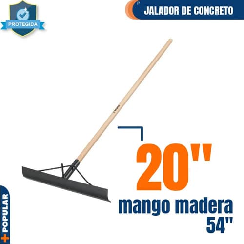 Jalador De Concreto 20 , Mango Madera 54 , Truper 102673