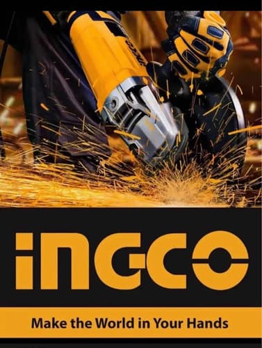 Soplador De Calor Ingco Térmico Profesional 20 V, Alimentado Por Batería, Aire Caliente Amarillo