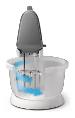 Batidora Philips Hr3745/00 450w 5 Velocidades Fama Color Bla Blanco