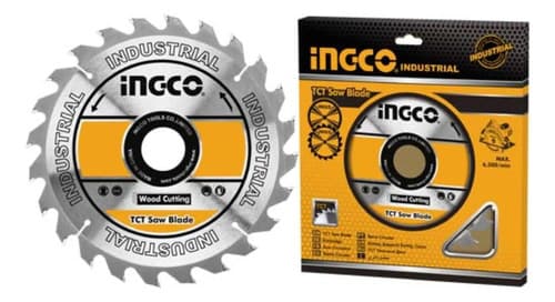 Disco Madera 7 1/4 P Sierra Circular Ingco Tsb118513 Plateado