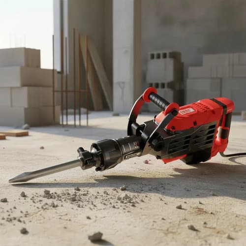 Martillo Demoledor 55j 1700w Industrial Equus Rojo