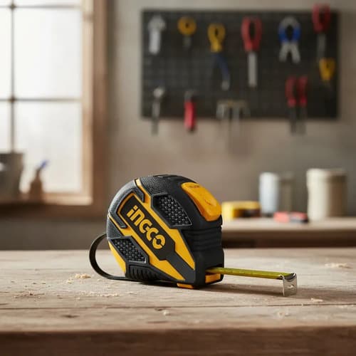Cinta Metrica 5mt X 19mm Metrica Y Pulgadas Ingco Hsmt08519