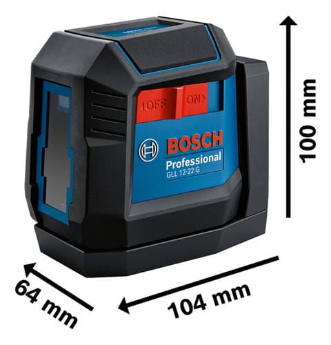 Nivel Láser Bosch Lineal Gll 12-22g Verde 12m