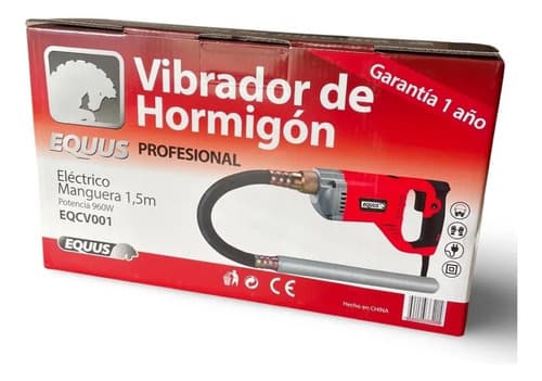 Vibrador Hormigón Makute 960w, 1 Metro Y Medio Manguera