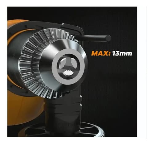 Taladro Percutor 680w Ingco Id6808 Pared Metal Madera Pro Amarillo 50 Hz/60 Hz
