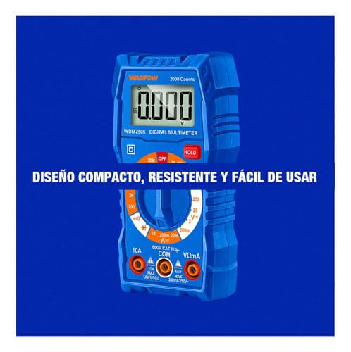 Multímetro Multitester Digital 600v Profesional Wadfow