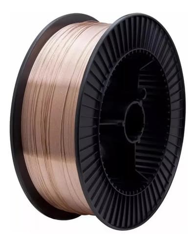 Alambre Soldadora Mig Macizo Dogo Co2 0,6mm Rollo 5kg P Gas Cobre