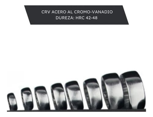 Juego De Llaves Combinadas 8 Piezas 8 A 19mm Taller Yato Pla Plateado