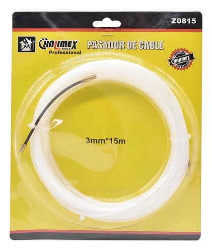 Cinta Pasa Cables De Nailon Lh Para Ductos, 15 Metros X 3 Mm