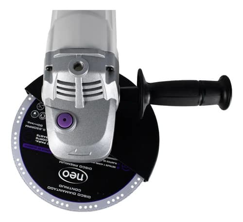 Amoladora Angular Neo 230mm - 2700w - 9 Pulgadas Gris