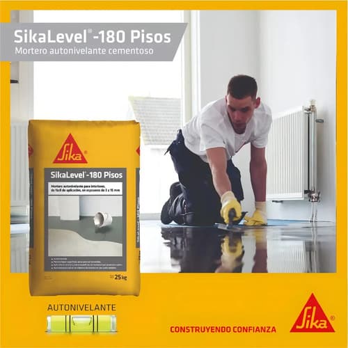 Autonivelante De Pisos Sikalevel-180-pisos Sika 25kg
