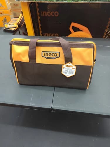 Bolso Porta Herramientas 16'' Ingco Htbg281628 Color Naranja