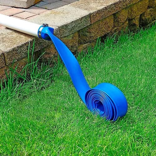 Manguera Plana Motobomba Pvc 4 Bar Riego Layflat 2 Pulgadas 50mts Azul Gac-101159 Gaccoa