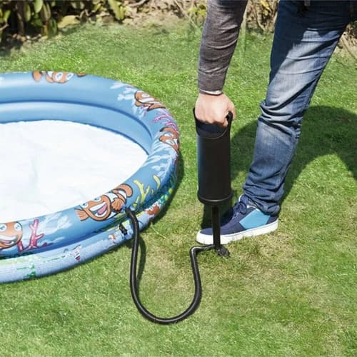 Inflador Manual Portátil Bestway 62002 Para Camping, Doméstico, Hogar Color Negro 4psi