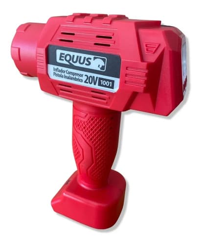 Inflador Compresor Pistola Inalámbrico Equus Equus Color Rojo