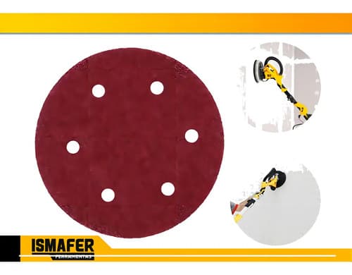 Kit Con 10 Lijas De 225 Mm, Grano 60, Para Lijadora De Jirafas
