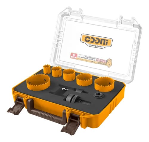 Set 9 Mechas Bimetalicas Hss M3 Electricista Ingco Akh0092