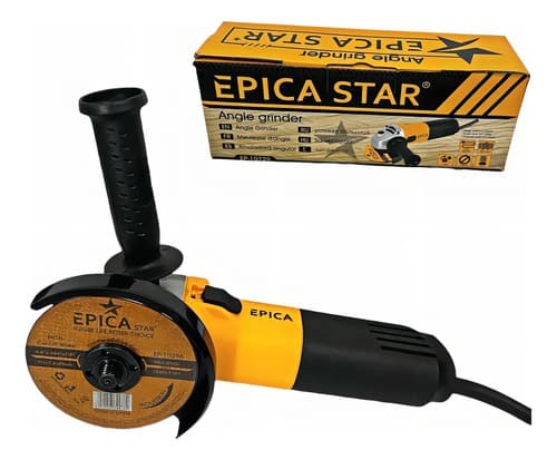 Amoladora Angular Epica Star 850w 115mm Mango Lateral 11000rpm Amarillo 50 60hz