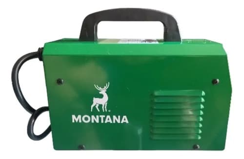 Soldadora Inverter Montana 200a, Con Sus Pinzas, Accesorios Verde