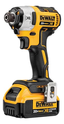 Atornillador De Impacto Dewalt Dcf887m2-b2 1/4 Sin Carbones Color Amarillol