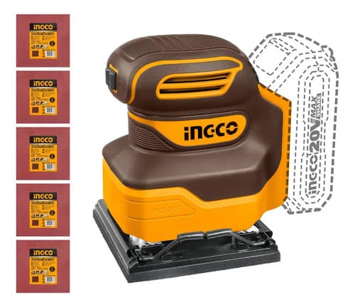Combo Taladro Percutor 66nm + Sierra Circular + Lijadora 20v Amarillo 20v