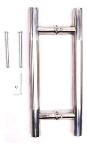 Manijon Metalico 2pz Para Puerta 30x2.5cm Lh-2560 Plateado