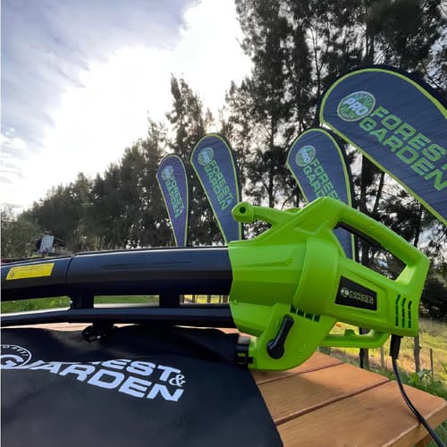 Soploador Aspirador Eléctrico 2600w Forest Garden Sa638/220 Verde