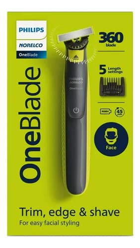 Afeitadora Philips Oneblade Seco Humedo Qp2724 Color Negro