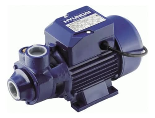 Bomba Periférica 1/2hp Altura23m Hyundai Hyqb60-1 Ferrejido Color Azul Frecuencia 50hz 50 Hz