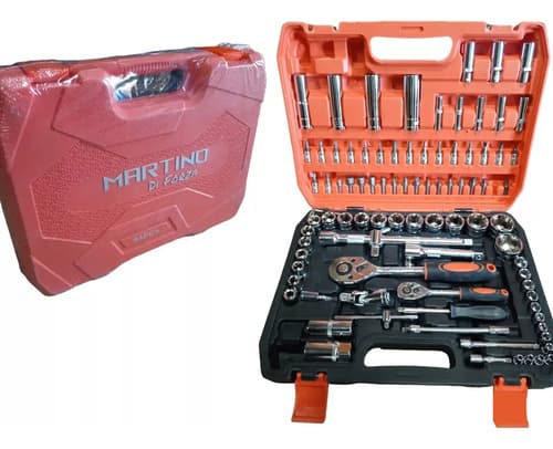 Juego De Dados 94 Piezas Martino Di Forza Profesional Plateado