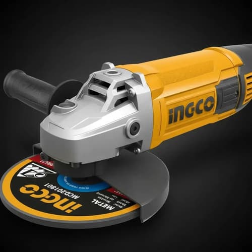 Amoladora 9 2200w Profesional Ingco Ag220018 1 Año Amarillo