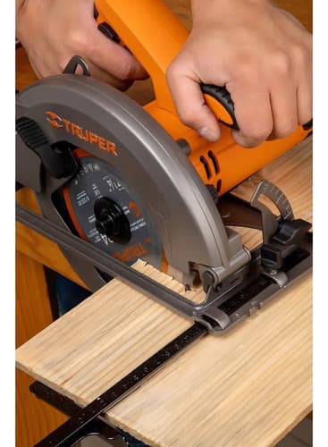 Sierra Circular Prof. 7-1/4'' 1500 W Truper 11004 Naranja 60 Hz