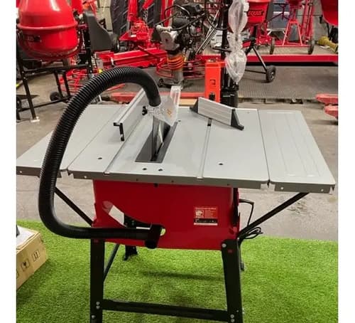 Sierra Circular De Mesa 250 Mm 10 2000w Equus Color Rojo