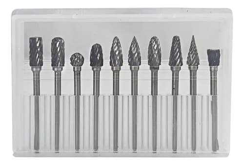 Set De 10 Raspadores De Carburo Para Metal Equus