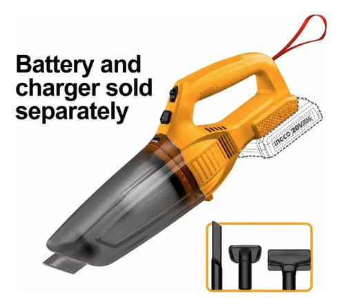Aspiradora A Batería Ingco 20v P20s 0.7l Cvli20158 S/bat S/c Naranja Claro