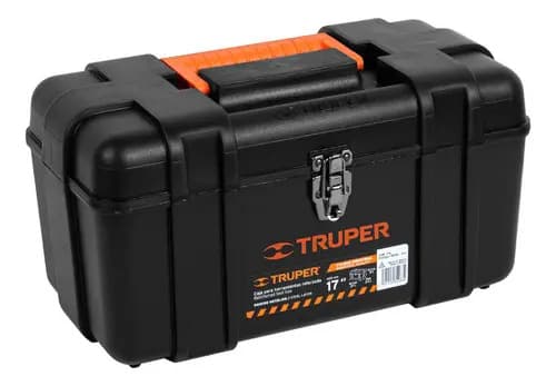 Caja De Herramientas Truper Chp-17x De Plástico 24.13cm X 43.1cm X 22.8cm Negra Negro