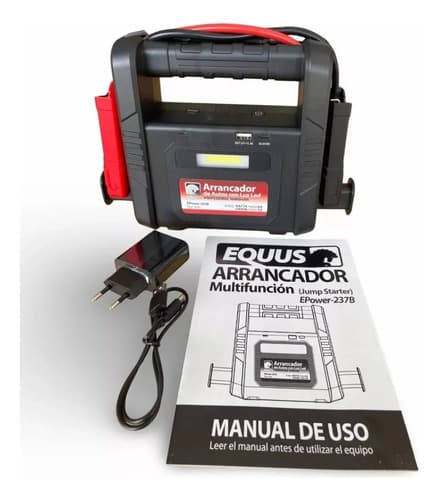 Cargador Arrancador Equus Epower-237b Negro 16000mah