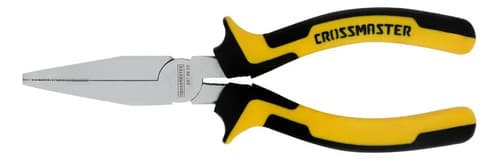 Pinza De Punta Plana Crossmaster Con Mango Ergonómico Y Antideslizante De 6 