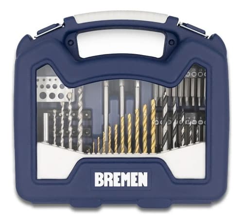 Set Kit Bremen 101 Pz Mechas Puntas Paleta Titanio 7727